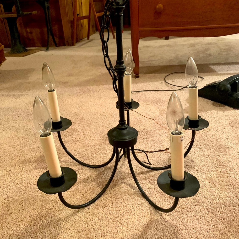 Wrought Iron Chandelier